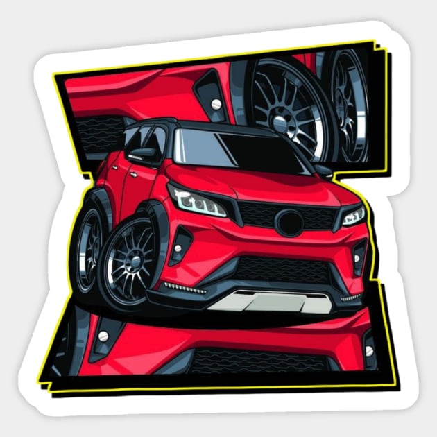 SUV stance Sticker by VM04
